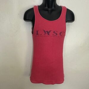LASC Stretch Tank Top 14" armpit to armpit unstretched Gently worn Cotton blend